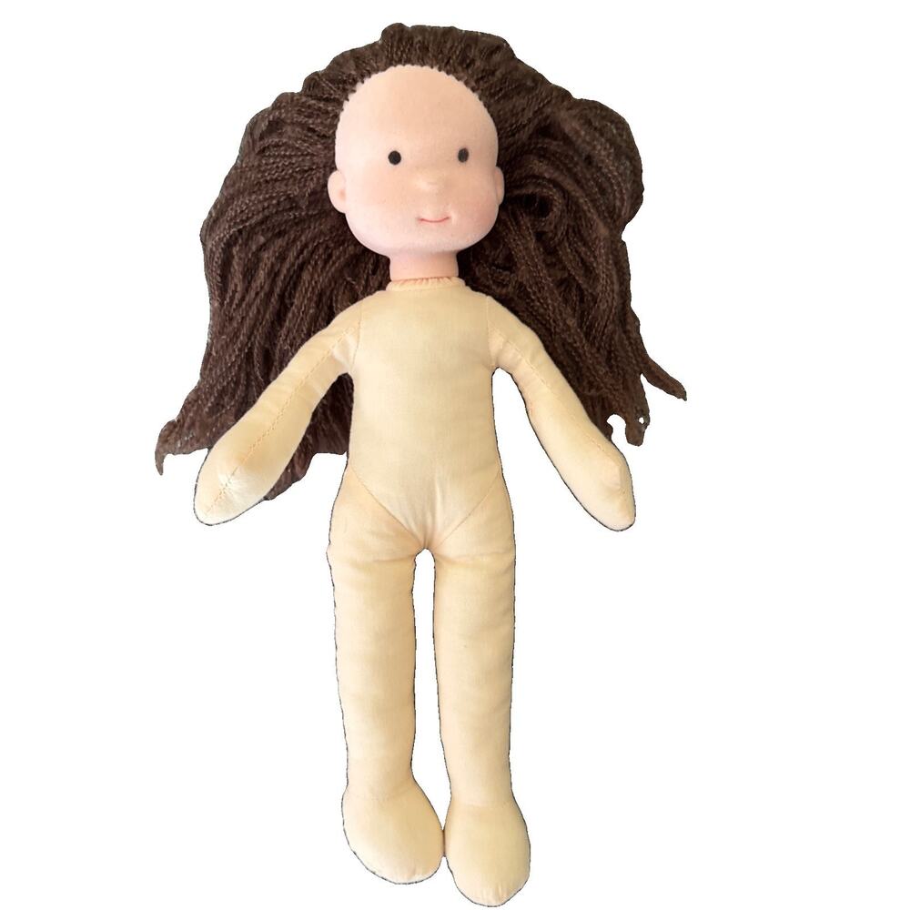 BlissfulPixie Handmade 12" Waldorf Doll name: BALLERINA Brown Hair